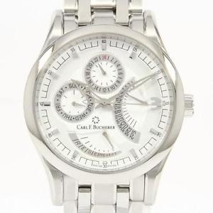 Authentic Carl F.Buchere 00.10901.08.26.21 Manero Retrograde Automatic  #260-...