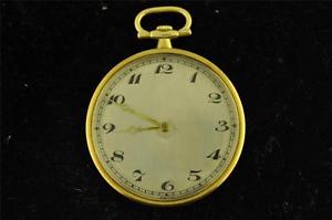 UNUSUAL VINTAGE 41MM AUDEMARS PIGUET PLATINUM + 18K GOLD TWO TONE POCKET WATCH