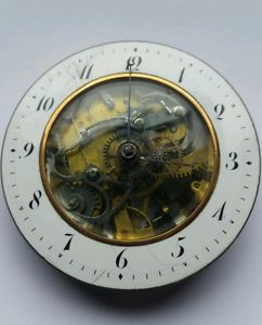 Lerruchol Paris Skeleton Repeater Movement for Antique Pocket Watch Project RARE