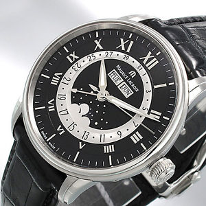 MAURICE LACROIX "Masterpiece Phase de Lune* 40 mm Stahl/Automatik UVP=5.000.- €