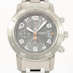 Authentic HERMES CP2.941 Clipper Diver Chronograph Mechanic SSxTI Automatic  ...