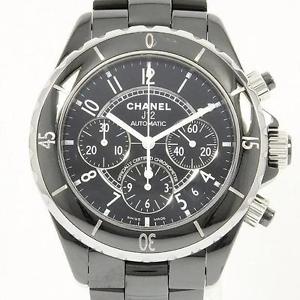 Authentic CHANEL H0940 J12 41mm Chrono ceramic Automatic  #260-001-490-5834