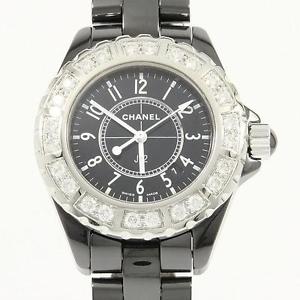 Authentic CHANEL H1173 J12 33mm Ceramic  Quartz  #260-001-488-1305