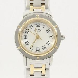 Authentic HERMES CP1.220 Clipper Classic Gold & Steel Quartz  #260-001-579-7483