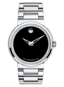 MOVADO Dura Tungsten Carbide Diamond Men's Watch