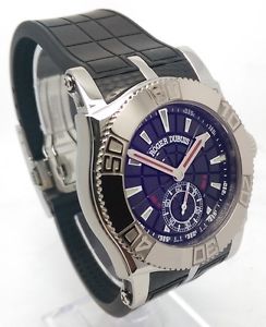 Roger Dubuis Easy Diver 18K White Gold & Steel Limited Edition Mens 40mm Watch