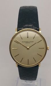 Audemars Piguet Stunning 18K Ultra Thin Solid Gold Vintage Hand-Wound Watch 32mm