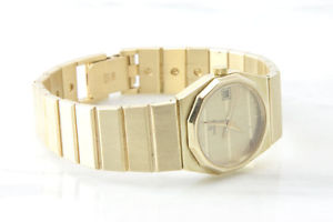 Vintage Ladies 14k Solid Yellow Gold Concord Link Bracelet Watch