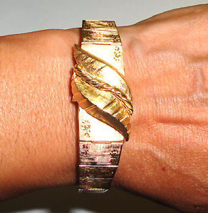 Retro Vintage 14k Gold Covered Watch Ru Bros Battery Movement 1964 Fine Jewelry