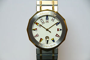 CORUM Admiral´s Taza Reloj de pulsera Acero / oro nueva