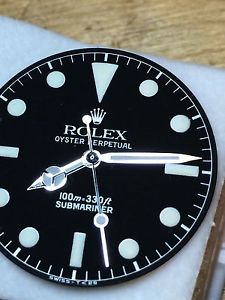 Rolex Quadrante Submariner 5508 E Lancette Fornitura Dial & Hands