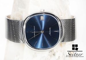 Audemars Piguet Automatic Vintage Uhr Weißgold blaues Blatt K2120