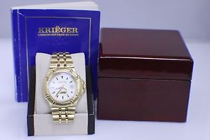 KRIEGER K929 18K YELLOW GOLD LIMITED EDITION CHRONOMETRE DE MARINE WATCH