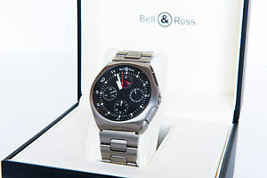 BELL & ROSS Space 3 GMT Titanium Chronograph Watch in EXCELLENT CONDITION!!