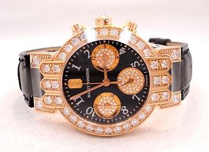 HARRY WINSTON LADIES PREMIER EXCENTER 18K R GOLD & DIAMONDS 200/UCQ32RL.KD/D3.1