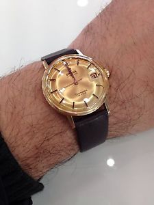 Omega Automatic Seamaster Deville Solid Gold Cal 56218k&Dial Solid Gold18k