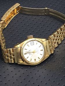 Precimax Automatic 750 gold Uhr Damen ø24