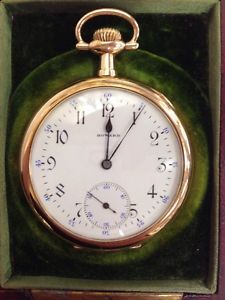 Howard 14k Pocket Watch With Original Box