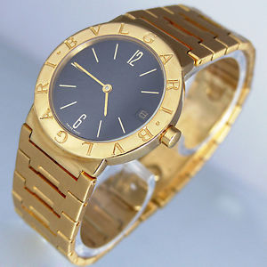 Bvlgari - 750/- Gelbgold - Re., BB30GLD - Quarz - Top Zustand