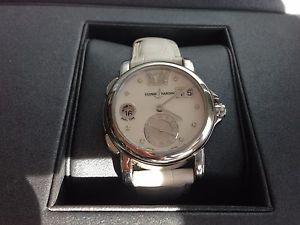 ULYSSE NARDIN WATCH Dual Time Ladies 37 mm Authentic with Box & Papers