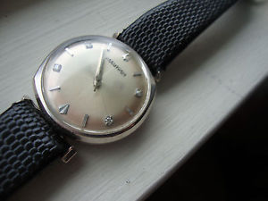 RARE&COLLECTIBLE BULOVA ACCUTRON ALPHA 14K GOLD CASE 214 MI TUNING FORK 1962 USA
