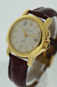 Ulysse Nardin GMT +/- San Marco 18k Yellow Gold 37mm gent's watch.