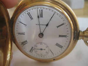 Vintage American Waltham Pocket Watch 14K Circa 1905