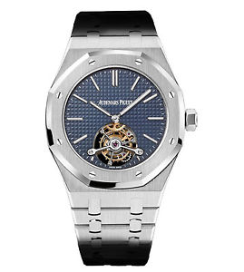 Audemars Piguet Royal Oak Extra-Thin Tourbillon Blue Dial 26510ST.OO.1220ST.01