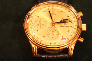 NEU! Chronoswiss Lunar CH 77951 Gold/ETA Valjoux 7750 Sammlerrarität!