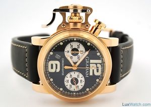 GRAHAM CHRONOFIGHTER R.A.C. SERIAL HOURS 18K ROSE GOLD 2CRBR.B04A.C54B WATCH