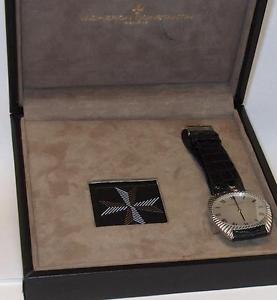 Vacheron & Constan Rare 18K White Gold Fancy Case Watch For Men - Box & Papers