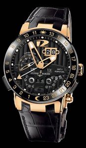 Ulysse Nardin BLACK TORO El Toro Perpetual Calendar GMT ± Rose Gold 43mm 326-03