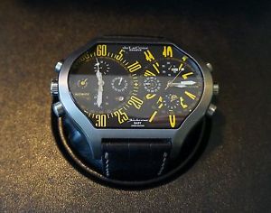 Authentic DeLaCour Bichrono Baby Titanium Auto Men's Watch