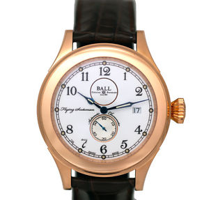RARE #10 of 149 made Ball 42mm Trainmaster Flying Scotsman 18k Gold Wrist Watch