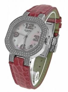 Ladies Stainless Steel Clerc C-One Pink Sapphires Original Diamond MoP Watch