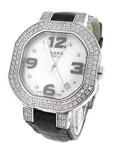 Clerc C-One Stainless Steel Quartz Mother of Pearl Ladies Diamond Dress Watch