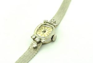 Vintage 14 Karat Gold and Diamond Geneve Ladies Watch