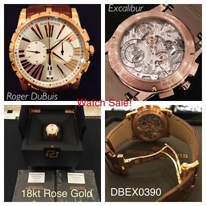 Roger Dubuis Excalibur Chronograph 18kt Rose Gold Micro Rotor DBEX0390-