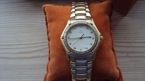 EBEL 1911    18k  750    GOLD WITH DIAMOND BEZEL AND DIAL