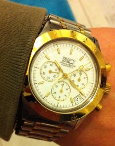 ZENITH  EL  PRIMERO   Acciaio E Oro Tipo Rolex Daytona