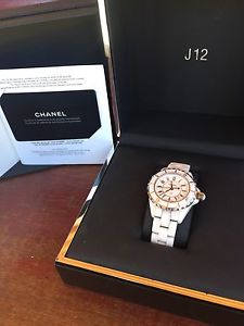 Chanel White J12 Watch