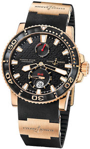Ulysse Nardin Maxi Marine Diver Chronometer 42.7mm 18kt Rose Gold 266-33-3a/922