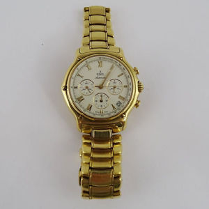 Ebel 1911 Chronograph Uhr Gelbgold