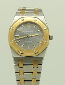 Authentic 18K / S.Steel Audemars Piguet Royal Oak Quartz Ladies Watch 26MM