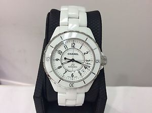 CHANEL Ref. H0970 J12 Automatic White Ceramic 38mm Midsize Watch! SUPERB ITEM!!!