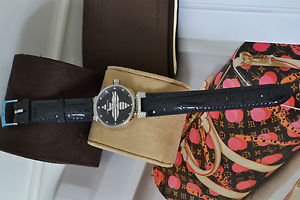 BNIB AUTHENTIC LOUIS VUITTON Tambour Forever Diamond Watch 34 MM - SHIP FROM USA