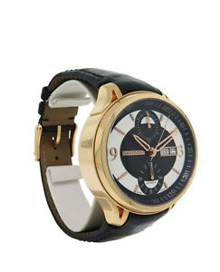 Davidoff Very Zino 20331 Men's Rose Gold Automatic Chronograph Day Date Watch