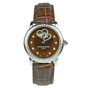 Frederique Constant Double Heart Beat mit Diamanten Automatik Uhr U01.61