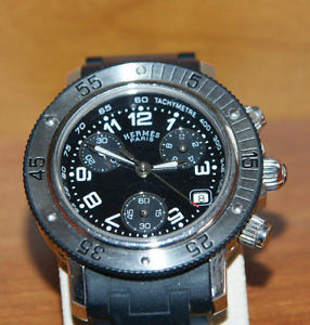 HERMES LADIES CLIPPER  CHRONOGRAPH WATCH CL2.315
