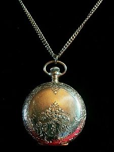 Brilliant! 1899 Vintage Elgin 14k Yellow Gold Hunter Pocket Watch Shreve & Co